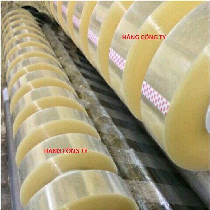 Combo 6 Cuộn Băng Dính trắng Lõi Mỏng Nhất 2,4mm Nặng Chính Xác 1Kg Cuộn