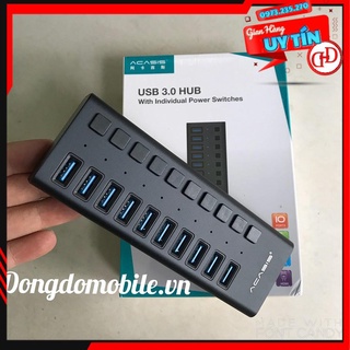 BỘ HUB CHIA 10 CỔNG USB 3.0 ACASIS HS-710 VỎ HỢP KIM NHÔM