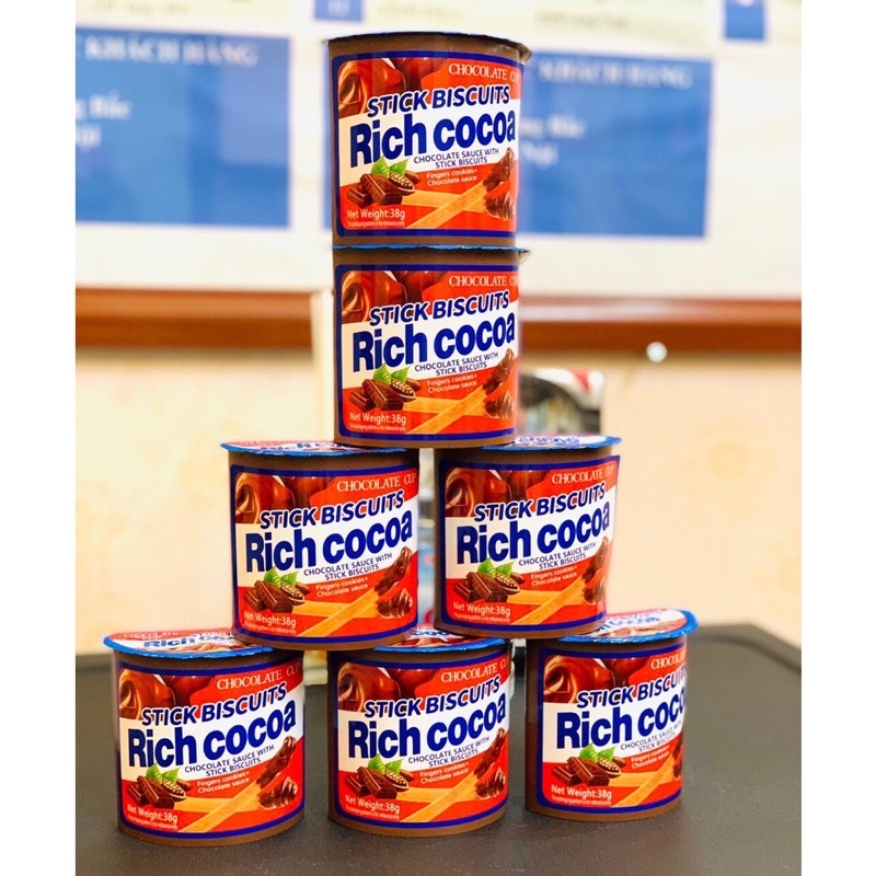 Bánh Que Chấm Rich Cocoa 38g