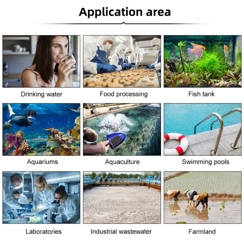 Bộ Dụng Cụ Đo Nhiệt Độ Nước Bể Cá Trong Nhà 4 Trong 1 Tiện Dụng