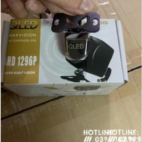 Camera lùi đánh theo góc lái chính hãng QLED AHD 1296P vỏ nhôm chống nước