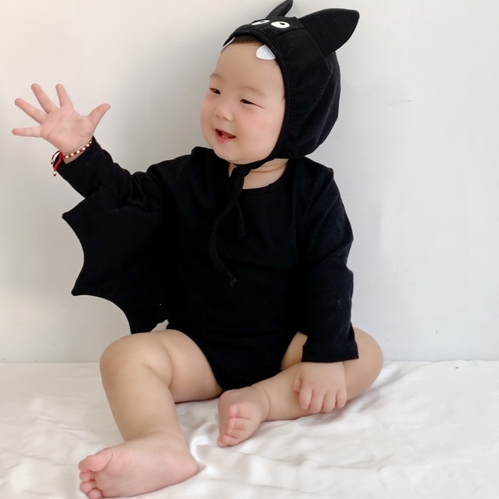Bộ Đồ Liền Thân Hình Dơi Cho Bé Bodychip Hóa Trang Haloween Cuabebe 5-15kg - BDS008