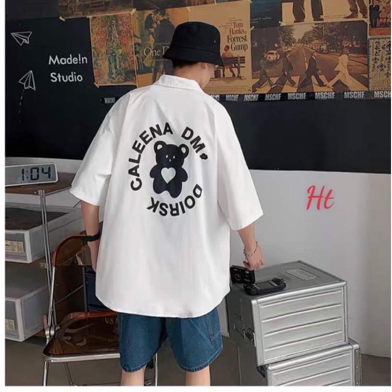 Áo sơ mi gấu tim CARE HT11 | BigBuy360 - bigbuy360.vn