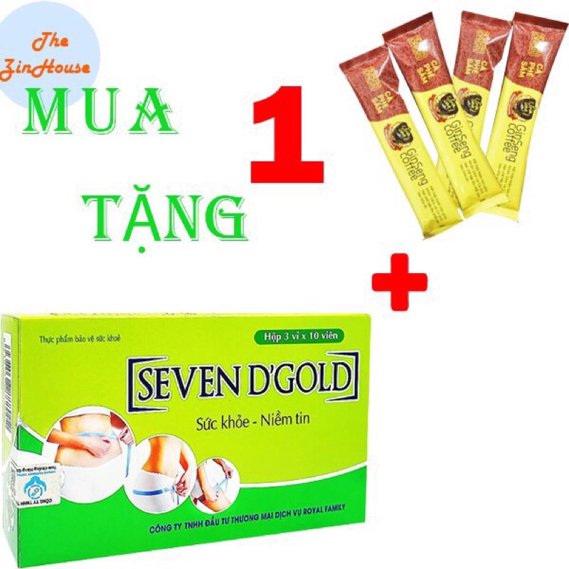 Giảm cân an toàn Seven Days Gold (Seven D'Gold) giảm béo hiệu quả tại nhà