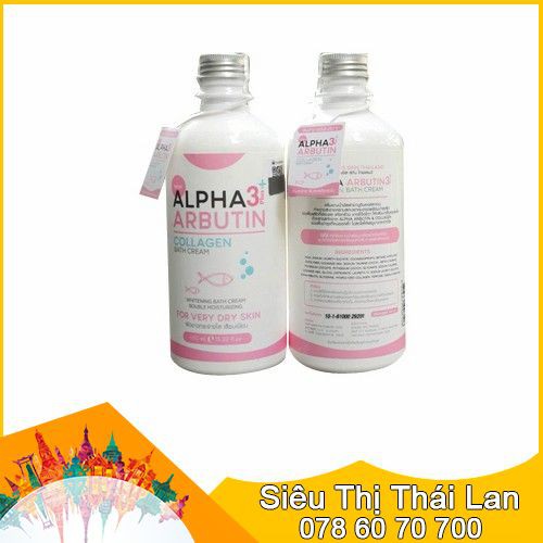 Sữa Tắm Dưỡng Trắng Da ALPHA ARBUTIN 3+ 350ml