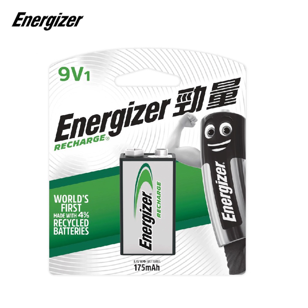 Pin sạc vuông Energizer 9V 175mAh NH22 - Hàng chính hãng