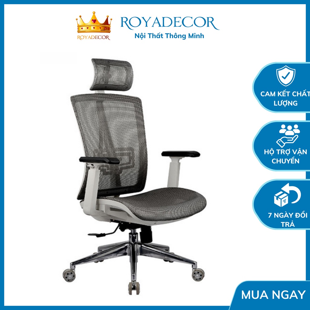 Ghế Xoay Giám Đốc Cao Cấp, Ghế Văn Phòng Chống Gù Lưng, Nơi Ngồi Và Lưng Bề Mặt Lưới Thoáng Khí Chống Nóng Chống Mồ Hôi