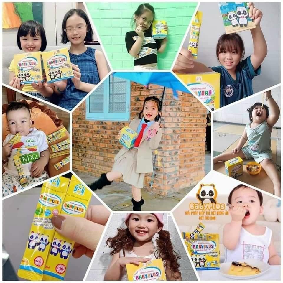 XÃ HÀNG BabyPlus [ Combo 5 hộp] siro ăn ngon hết biếng ăn baby plus  (giá sỉ ) cho bé tăng đề kháng-tăng cường tiêu hoá