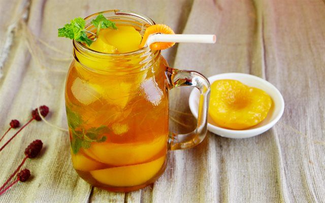 Cốc thủy tinh có quai có nắp kín 480ml ly trơn chưa in