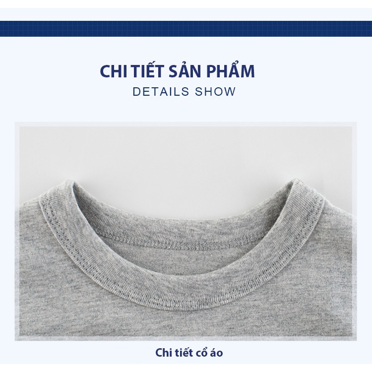 Áo Thun Dài Tay Cho Bé 27Kids, áo thun trơn nhiều màu chất liệu 100% cotton Cao Cấp cho bé trai &amp; bé gái 3 - 10 tuổi