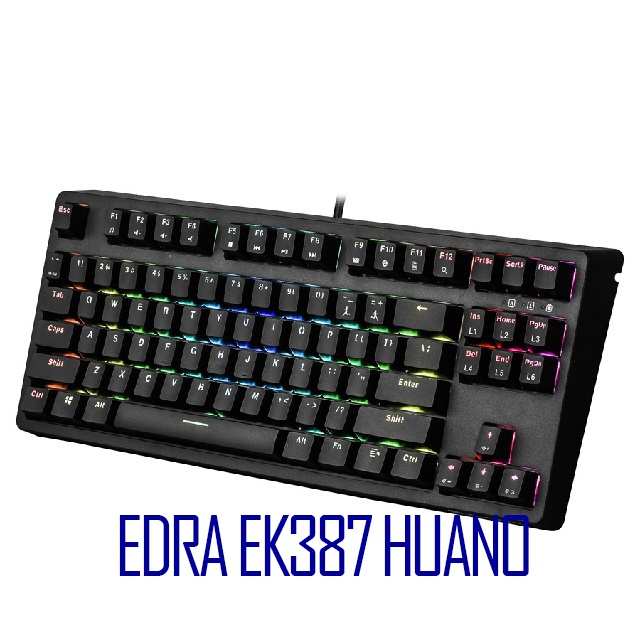 Bàn phím cơ Edra EK387 Huano brownredblue sw  chính hãng