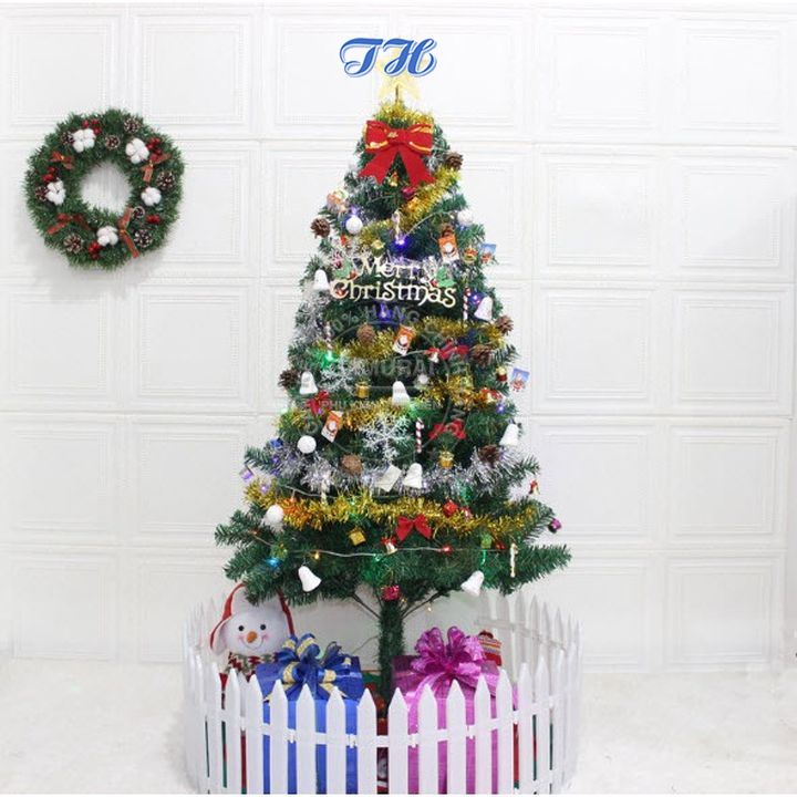 Cây thông noel 1m5 tặng kèm phụ kiện trang trí giáng sinh, nhà cửa phòng ngủ hàng việt nam chất lượng cao