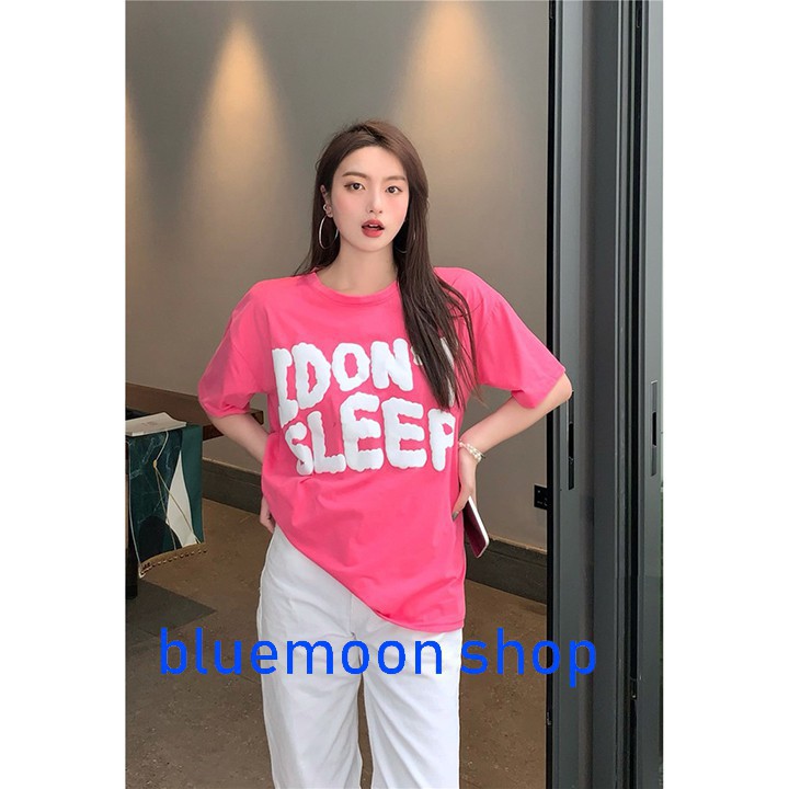 Áo thun tay lỡ form rộng Oversize ⚡FREE SHIP⚡ áo phông tay lỡ form rộng Unisex, cổ tròn tay ngắn phong cách Hàn Quốc | BigBuy360 - bigbuy360.vn