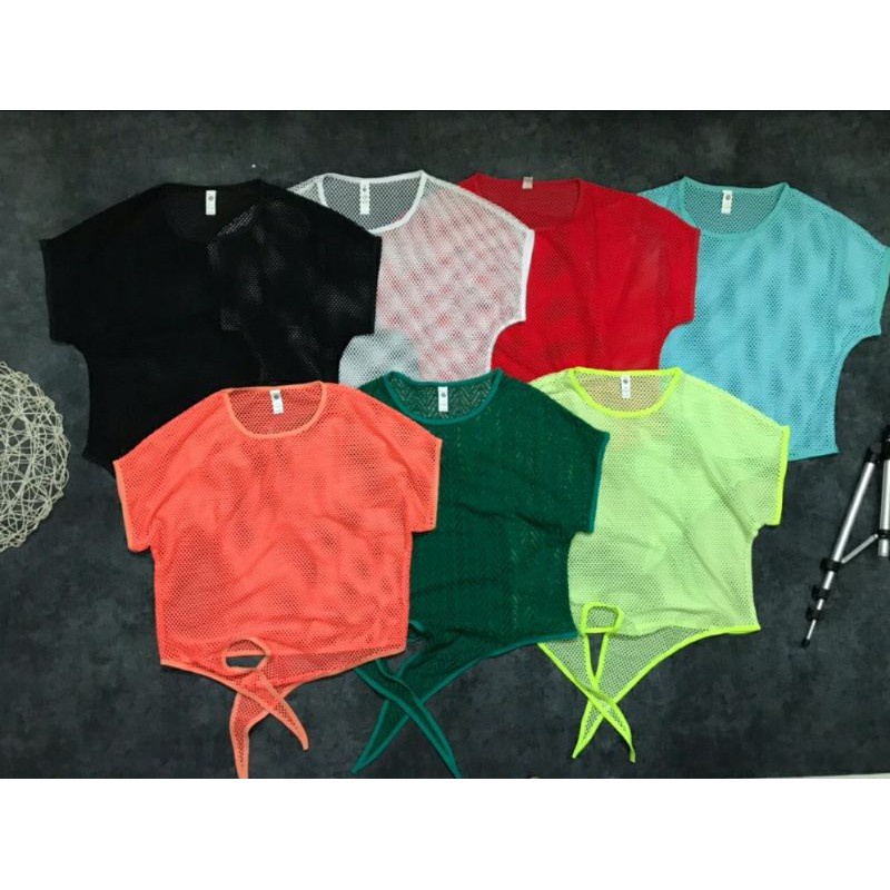 Áo Croptop Lưới Nữ Thể Thao Cá Tính Cho Các Bạn Nữ Năng Động