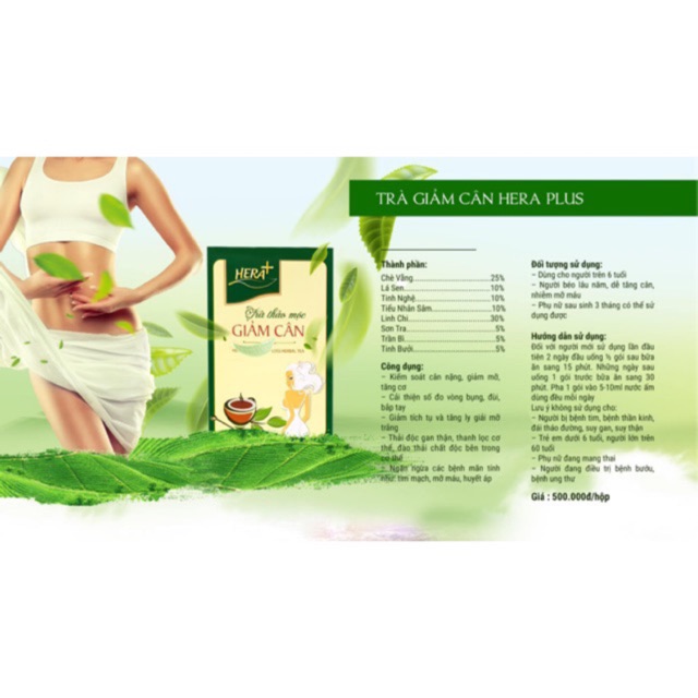 GIẢM CÂN THẢO MỘC HERA PLUS | BigBuy360 - bigbuy360.vn