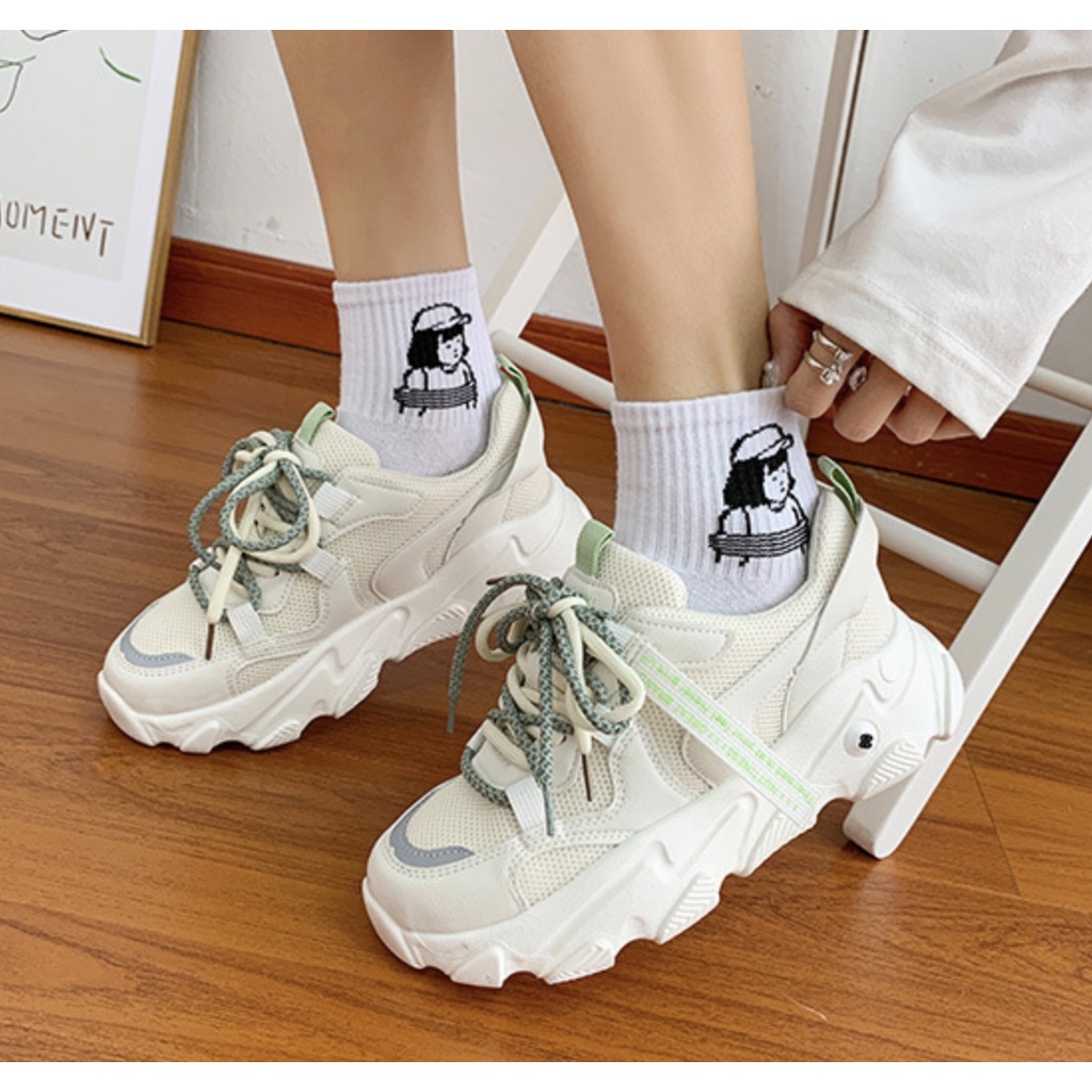 Giày thể thao nữ khuynh hướng cao cấp 😍Phản quang😍