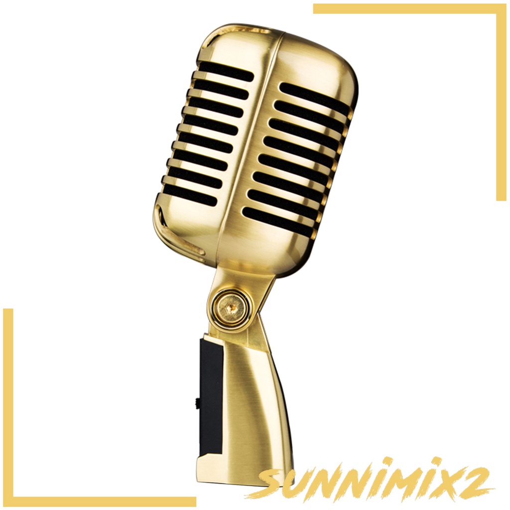 Classic Vintage Dynamic Vocal Microphone for Live Stage Karaoke