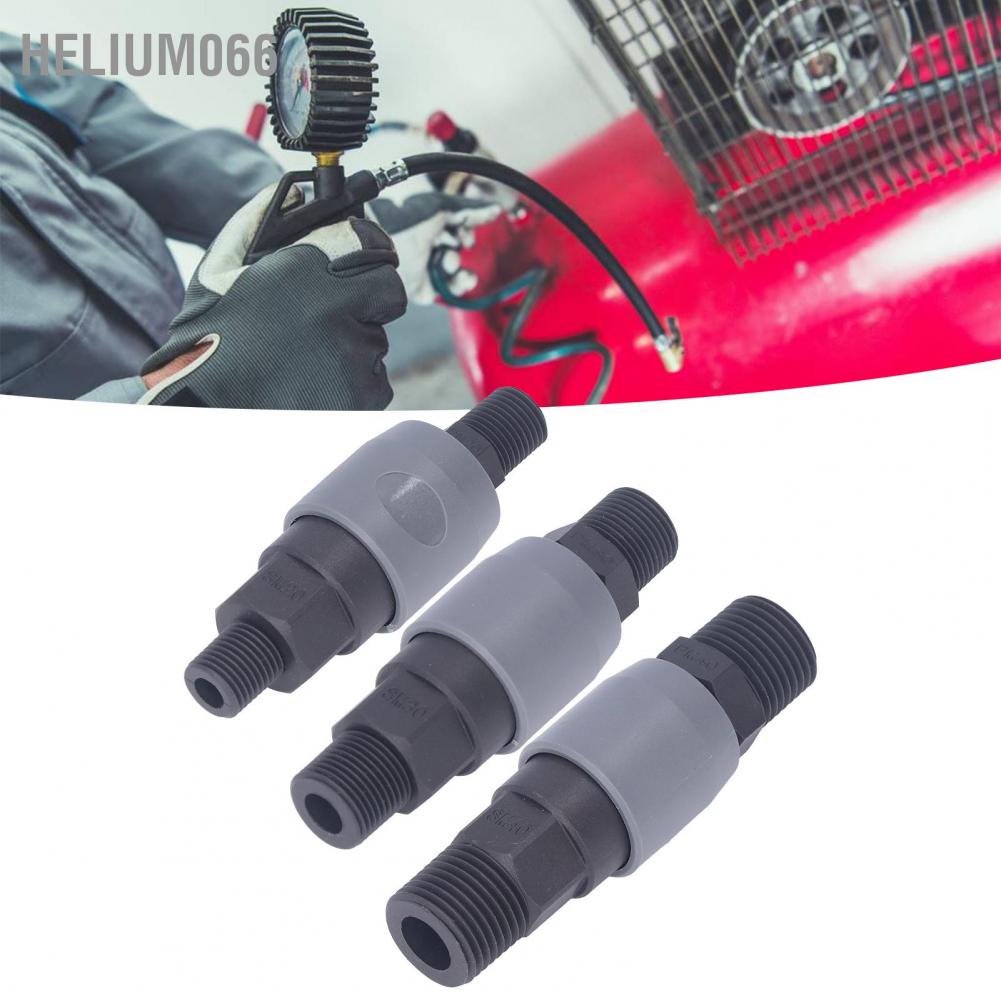 Helium066 C Type Pneumatic Quick Connector Plastic Steel Self Locking Air for PU Pipe
