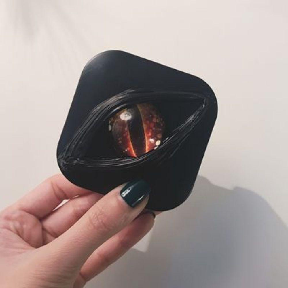 Hộp Đựng Kính Áp Tròng Kép 3D Kèm Gương Độc Đáo Tiện Dụng Giá Đỡ
