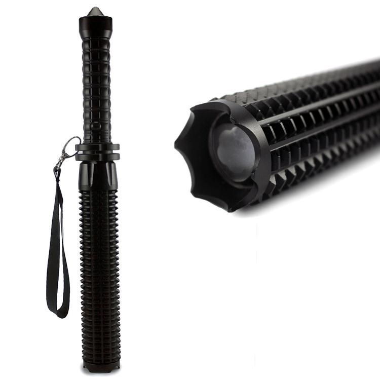 Đèn pin tuần tra siêu sáng tự bảo vệ,chui phá kính dùng thoát hiểm có thể thu ngắn kéo dài 37cm-46cm