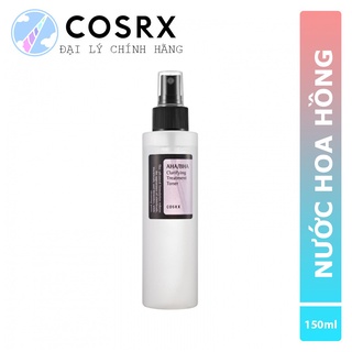 Nước hoa hồng cosrx aha/bha clarifying treatment toner