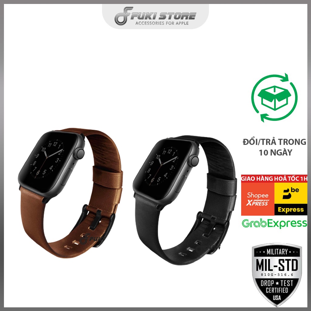 ⚡Dây da Apple Watch UniQ Mondain đủ size 38-44mm