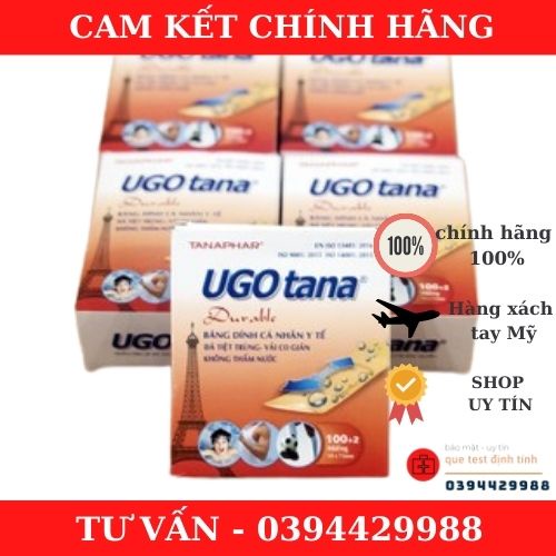 HỘP 102 miếng BĂNG DÍNH CÁ NHÂN BĂNG KEO DÁN CÁ NHÂN Y TẾ MIẾNG DÁN UGOTANA UGO TANA