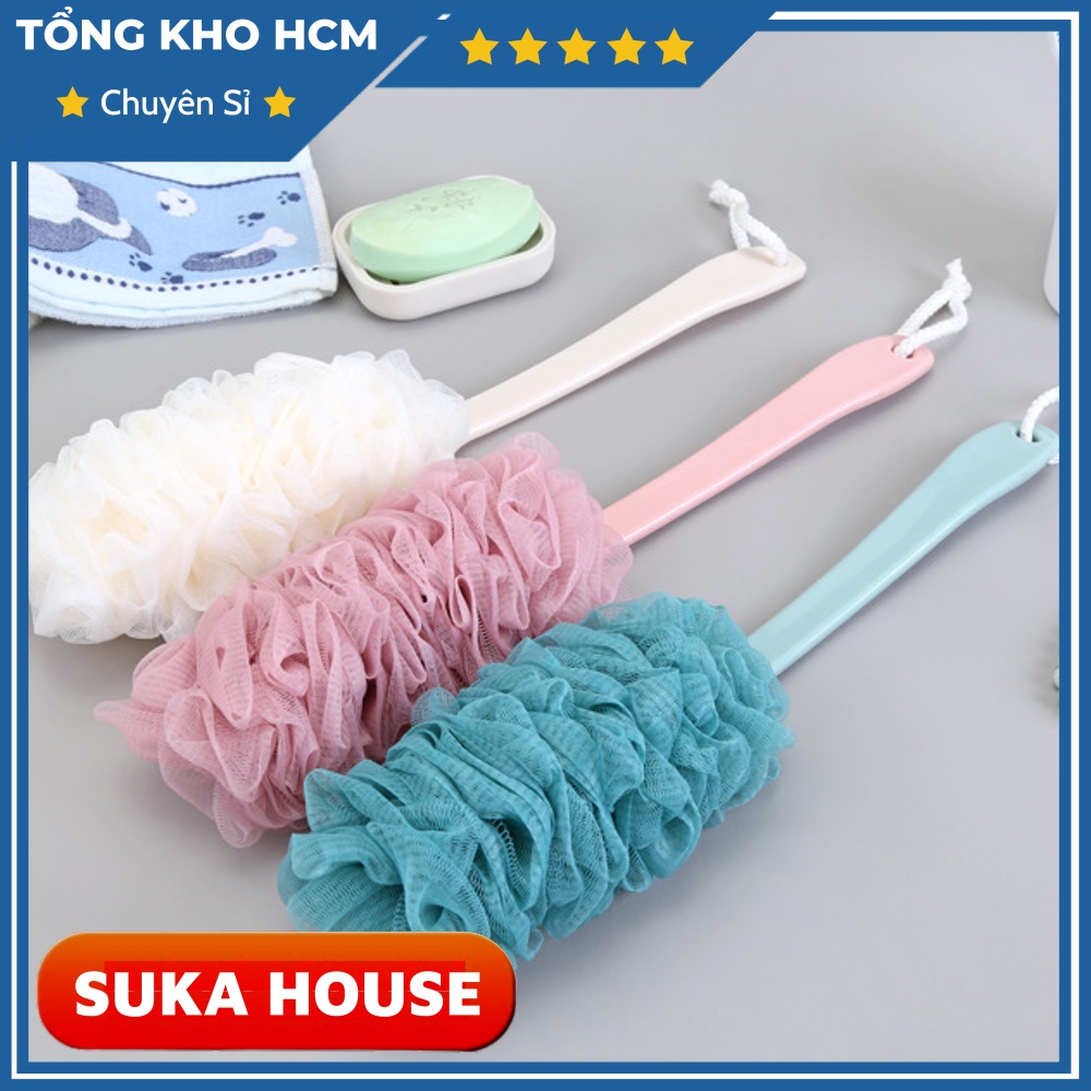 Cây Chổi Bông Tắm Làm Sạch Lưng SUKAHOUSE H109