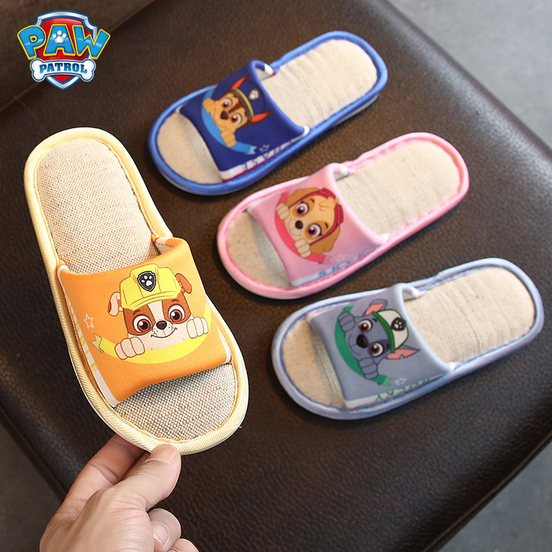 Dép đi trong nhà Paw Patrol vải lông cotton mềm chống trượt đáng yêu dành cho trẻ em