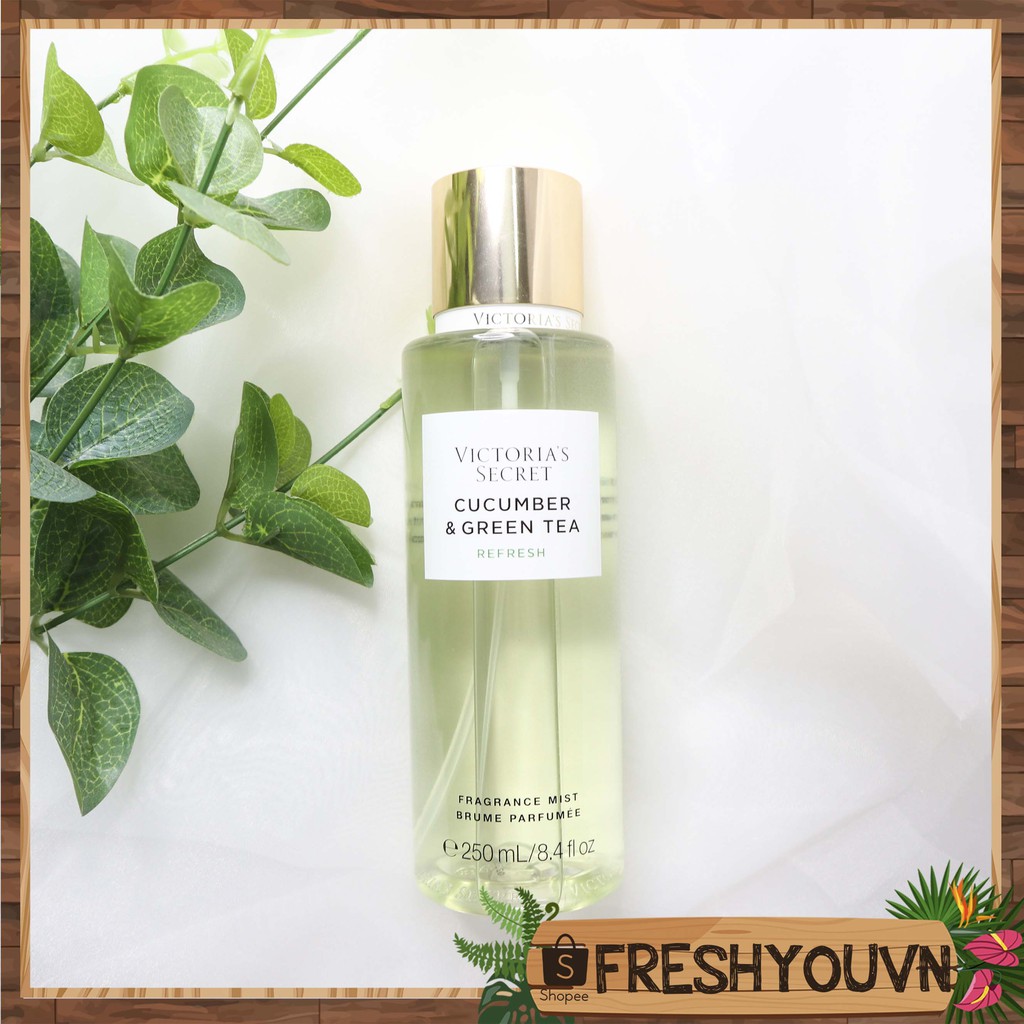 Cucumber Green Tea - Xịt thơm toàn thân body mist khác Victoria's Secret - Hoa  -  BST Natural Beauty | BigBuy360 - bigbuy360.vn