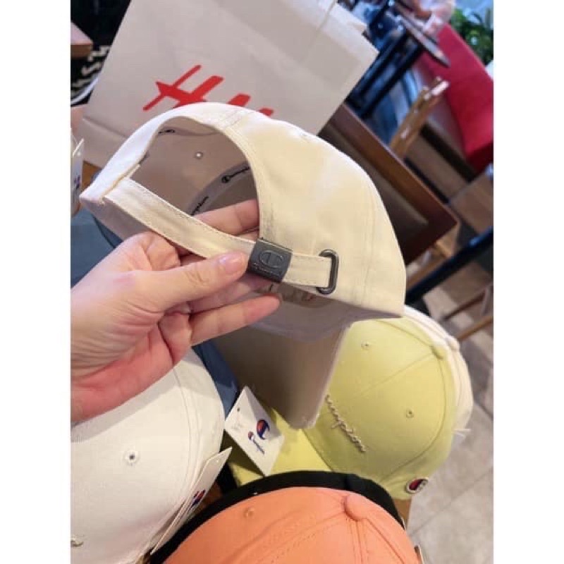 Mũ lưỡi trai rách ❤️ Nón thêu chữ CHAMPION phong cách Ulzzang form unisex nam nữ