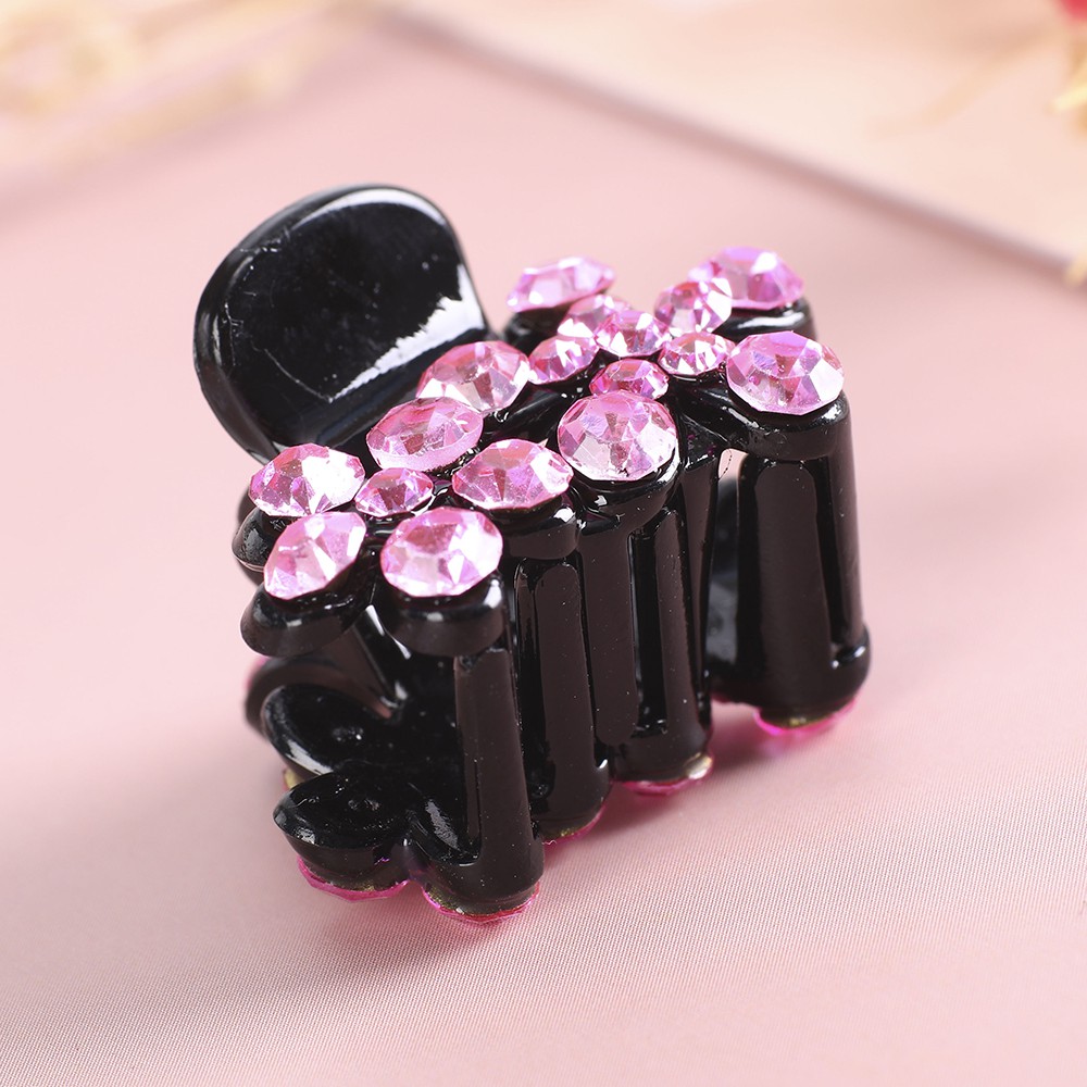 Kẹp Tóc Đính Đá Lấp Lánh Phong Cách Hàn Quốc Thời Trang Dễ Thương