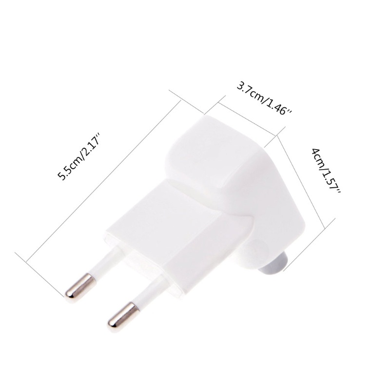 Phích Cắm Chuyển Đổi AC Chuẩn EU Chuyên Dụng Cho Laptop Apple Macbook