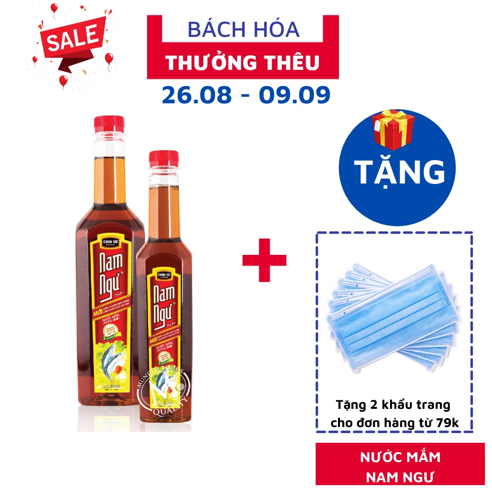 Nước mắm Chinsu Nam Ngư Chai 500ml -750ml