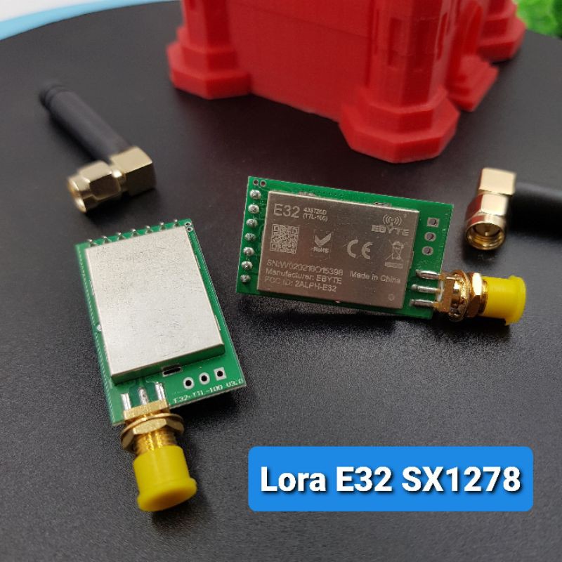 Mạch Thu Phát Lora E32-TTL-100 E32-433T20D SX1278 SEMTECH ( Tặng Anten 433Mhz 2Dbi)