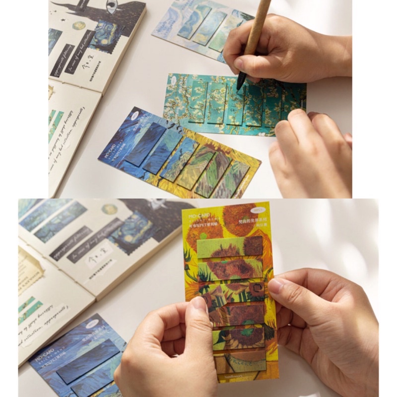 Giấy note ghi chú hoạ tiết Van Gogh