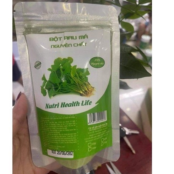 Bột rau má nguyên chất gói 100g