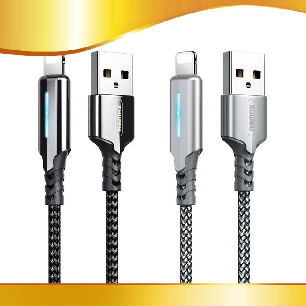 Cáp sạc iphone sạc nhanh tự ngắt khi đầy chính hãng Remax 123i