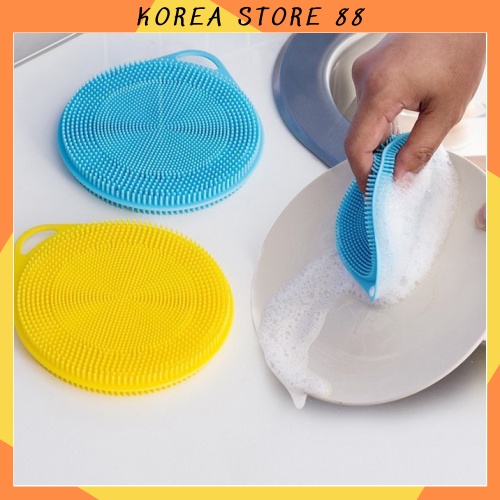 Miếng rửa bát bằng silicon tiện dụng-1610-KOREA STORE88