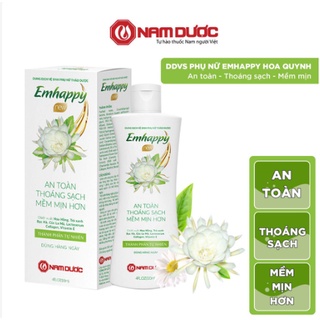 Dung dịch vệ sinh phụ nữ Emhappy Nam Dược chai 120ml