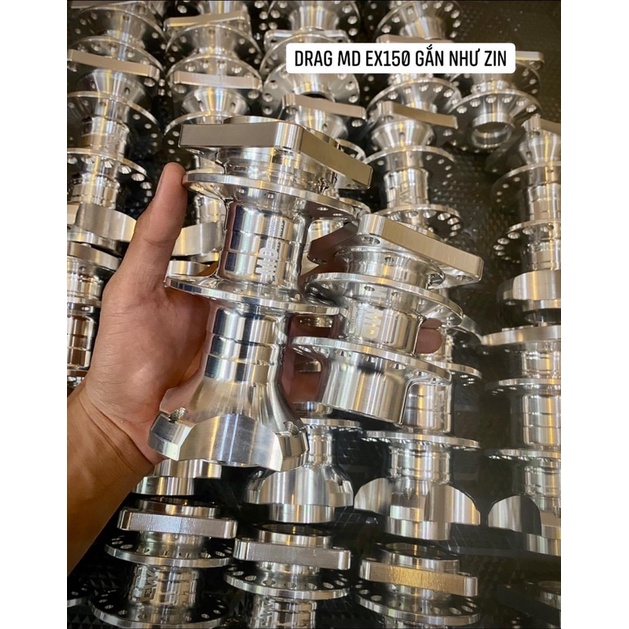 ĐÙM DRAG 2 THẮNG cho EXCITER 150 , EX150 GẮN NHƯ ZIN