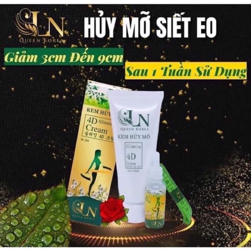 Kem hủy mỡ 4D LN Slimming crean