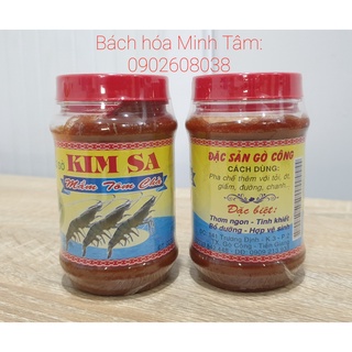 Mắm tôm chà kim sa gò công, đặc sản tiến vua , combo 2 hủ