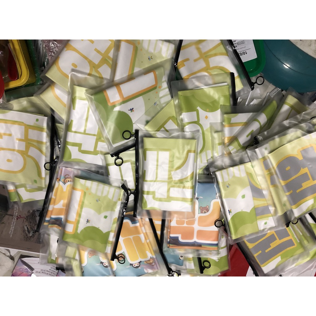 Túi ZIP đựng slogan, goods Kpop