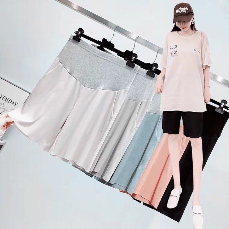 Quần ngố bầu ống rộng chất mát lên from đẹp chất thun tăm cao cấp hàng quảng châu(video shop quay)
