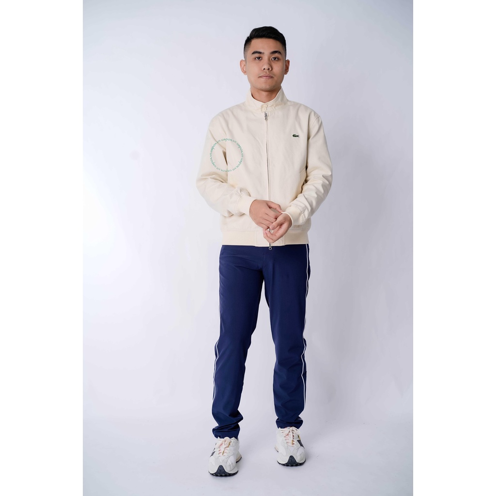 [Ảnh thật] [Chính hãng] Áo khoác Lacoste Water-Resistant Cotton Zip Jacket