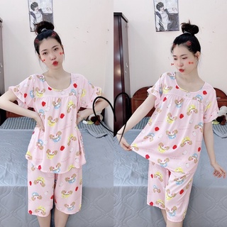 (Ảnh thật) Bộ Lanh lửng tay bèo