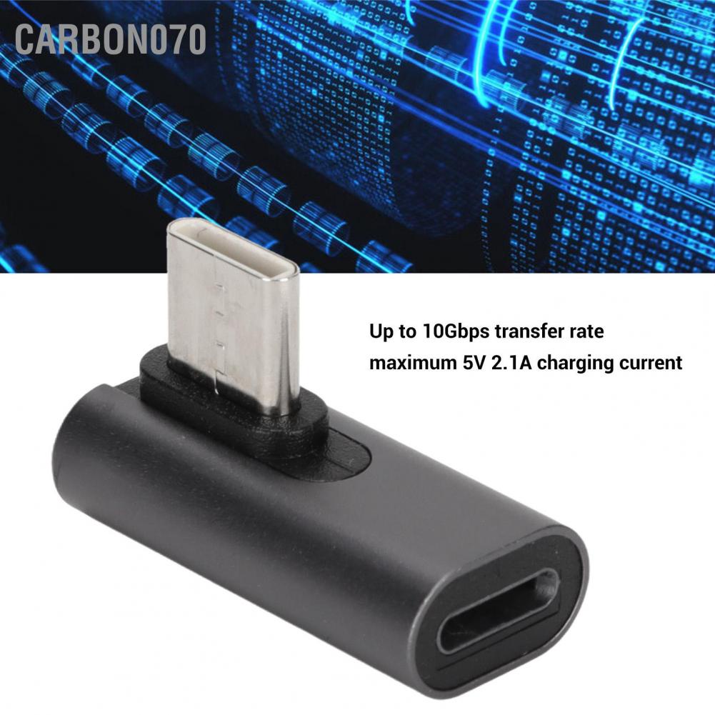 Hàng Sẵn Đầu chuyển đổi Type C Male sang IOS Ligthning Female Bộ điều hợp USB 3.1 Giao diện Tốc độ truyền 10Gbps【Carbon070】