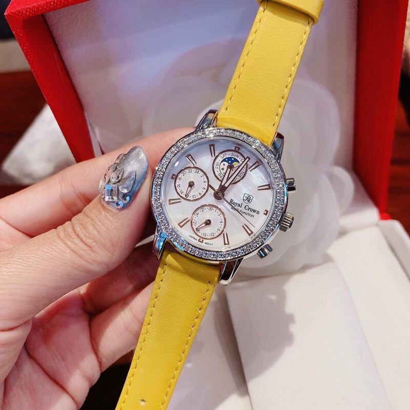 Dây da đồng hồ nữ da bò cao cấp size 8mm-10mm-12mm-14mm-16mm-18mm-20mm