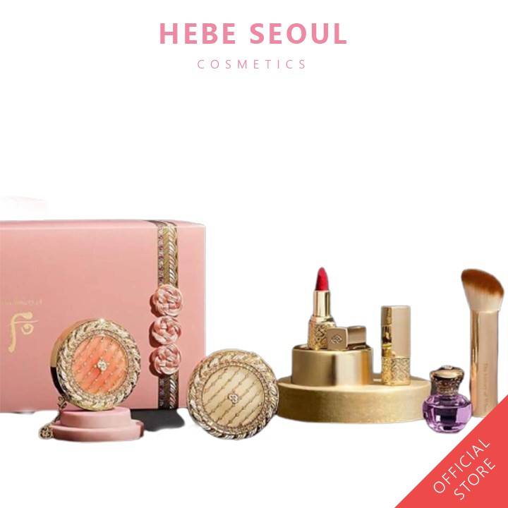 Set Makeup Whoo Hồng Phiên Bản Mới Nhất Tặng Kèm 2 son